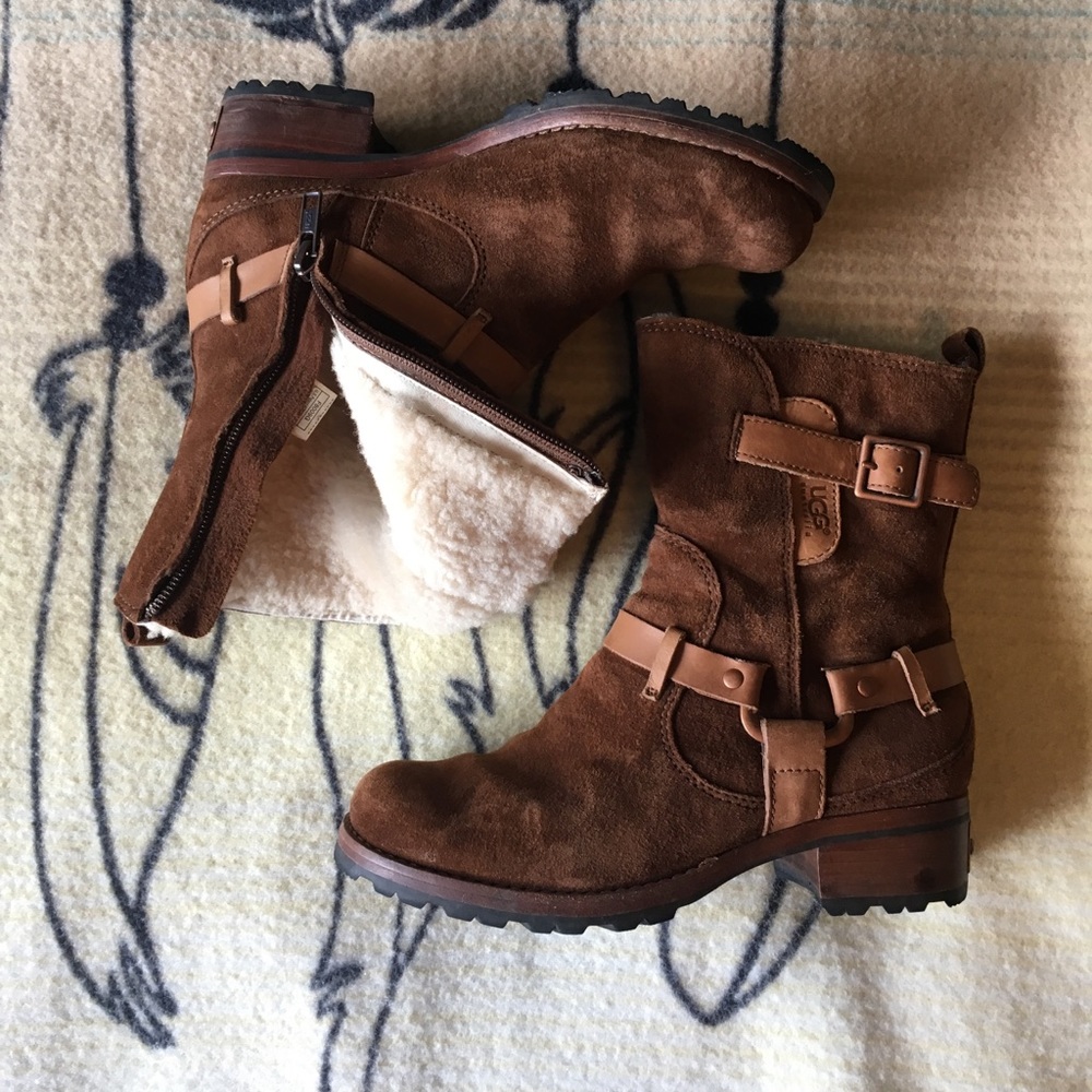 UGG Australia Shearling Lined Suede Boot